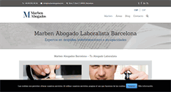 Desktop Screenshot of marbenabogados.com